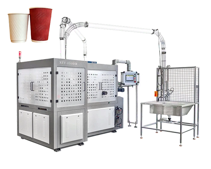 XZT-150DR Paper Cup Sleeve Machine  With Inline Ripple