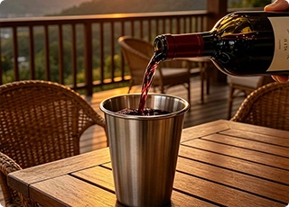Aluminum Foil Cups for Wine