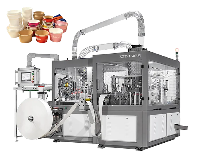 Full Servo Paper Bucket Machine