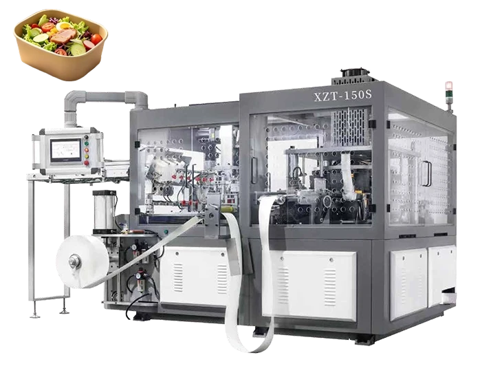Full Servo Paper Square Container Machine