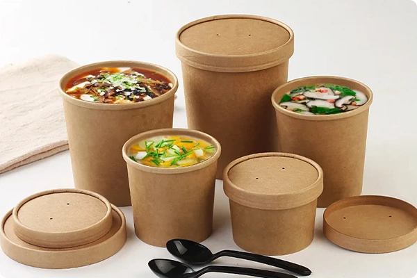 Deep Paper Bowls & Tubs