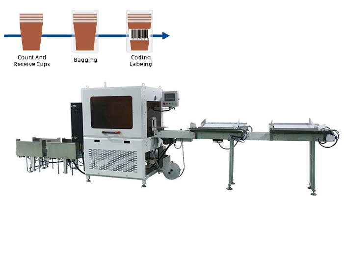 GC720-4B Fully Automatic Four Lines Paper Cup Packing Machine