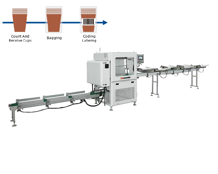 GC720-6B Automatic Paper Cup Packaging Machine